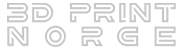 LOGO 3d print norge v2 hvit x05@0,5x